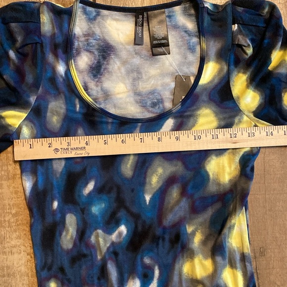 🆕 Bisou Bisou Multicolor Abstract Blouse - Picture 8 of 10